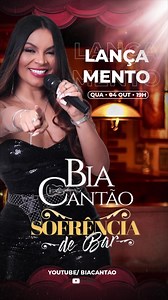 1.3K views · 165 reactions | Já temos data e hora marcada pro lançamento do Set audiovisual “BIA CANTÃO SOFRÊNCIA DE BAR” Preparados? Anota aí ✍️ nesta quarta feira as 19:00hs no meu canal do YouTube. Promocional e ao vivão  | Bia Cantão | Facebook