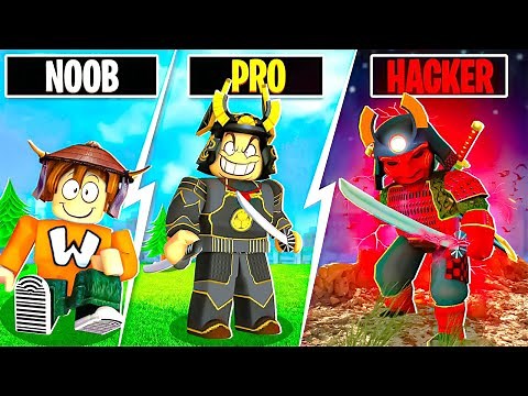 I became a LEVEL 999,999 SAMURAI in ROBLOX!!! 😎🔥 (ZO)