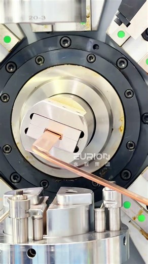 Automatic Copper Strip 3D Bending Machine | EV Battery Connector Processing Equipment. #busbar