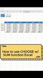 2.9K views · 24 reactions | Choose function Excel. #exceltutorials #Excel #exceltricks #reels #reelsfb | Excel Basics | Facebook
