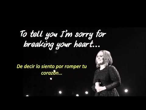 Adele - Hello (lyrics and Spanish translation/letra y traducida al español)