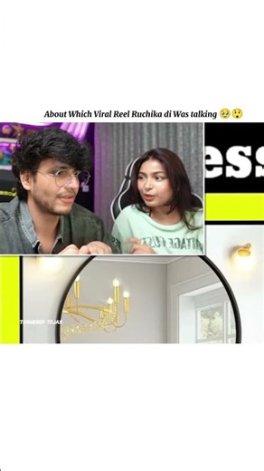 Ruchika di Talking about this reel 🥹🎀 #triggardinsaan #ruchikarathore #nischaymalhan