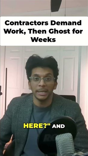 Contractor Problems: When Work Goes Undone! #shorts