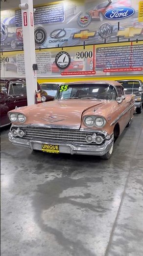 1958 Chevrolet Impala at Unique Classic Cars Mankato Minnesota