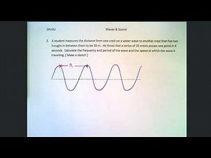 Periodic Waves - 3 Examples using the Wave Equation