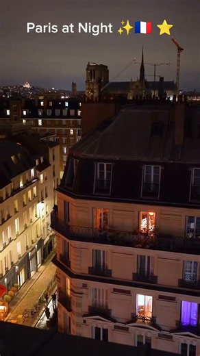 Experience the Magic of Paris at Night 🌙 #travelshorts #paris#France