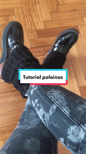 Tutorial de polainas al crochet