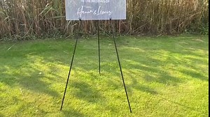 PUJIANG 6 Pack Easel for Display, Foldable Easel Stand, Metal Easels for Displaying Pictures, 63" Easels for Signs Wedding Poster Sign Holder, Art Easel for Painting with Case
