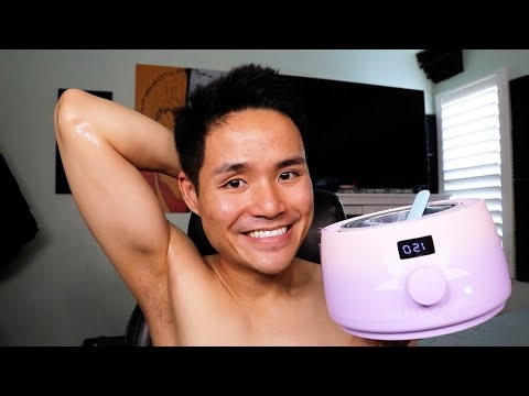 Waxing My Armpit Hairs - A Visual Guide (Men Body Wax)