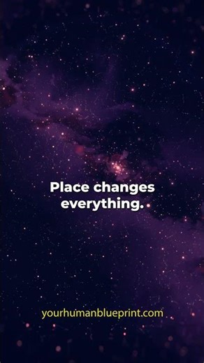 Reflectors: Place changes everything #humandesign