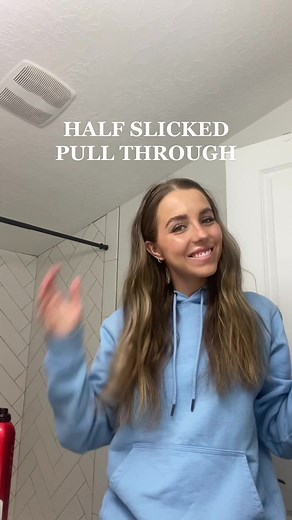 Easy Half Slicked Back Hairstyle Tutorial