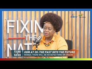 Fixing The Nation | MP Millie Odhiambo speaks about the division in ODM & broad-based chronicles