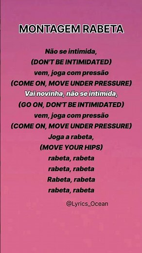 MONTAGEM RABETA (lyrics+English translation) #lyrics #MontagemRabeta #BrazilianFunk #Funk #shorts