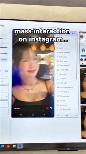 Mass interaction on IG 🥰 #boxphone #pdatgenauto #mmo #automation #phonefarm