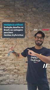 // Você está em busca de mais conhecimento sobre IA, no Brasil? Então esse conteúdo vai te ajudar a entender melhor sobre os desafios, a evolução e quais oportunidades os brasileiros possuem em mãos no desenvolvimento, bem como quais vantagens Devs podem tirar do uso das inteligências artificiais. #PaixaoPorDesenvolver #InteligenciaArtificial #SouDev #Esummit | Locaweb | Facebook