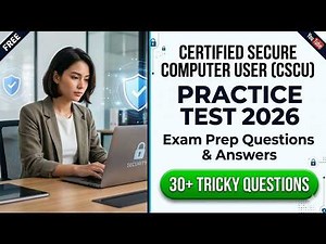 CSCU Practice Test 2026 | Certified Secure Computer User 112-12 Exam Questions and Answers