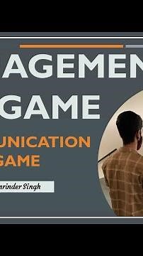 Communication Games | Management Games | Learning through fun | GCCBA-50 | M.Com | MBA | BBA | B.Com