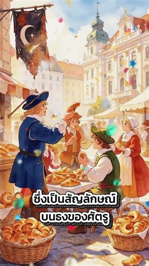 ครัวซองต์ มาจากฝรั่งเศสจริงไหม? เจาะตำนานขนมรูปพระจันทร์เสี้ยว! #รู้หรือไม่