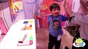 Ryan plays Giant Pie Face Cannon with Chow Crown, Nerf Toys, Play Doh, Transformers and more!