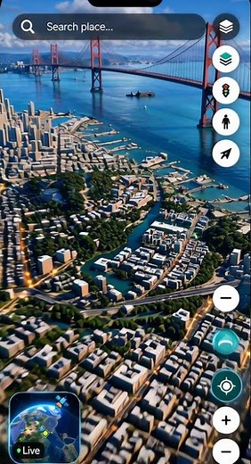 Live Earth Map 3D 🌍 | Satellite View, GPS Navigation & World Map