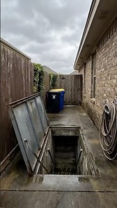 Hidden Backyard Entrance Transforms Into Underground Survival Room
