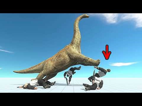 Tiny Army vs. Godzilla, Herbivores, Gorilla | Animal Revolt Battle Simulator