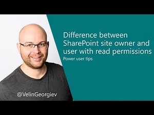 Difference between SharePoint site owner and user with read permissions