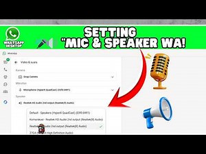 How to Set Up Mic & Speaker on WhatsApp Desktop (Latest Update 2025)