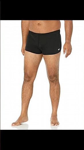 Speedo Men's Swimsuit Square Leg Endurance+ Solid - YouTube Content