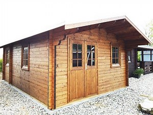 Sølund Huse: Bjælkehus på 24 m2