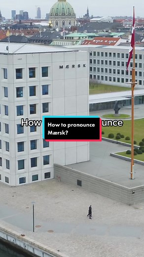 So many ways to pronounce the danish Æ🇩🇰 #maersk #diversity #global