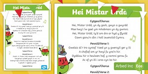 Cân Hei Mistar Urdd/Mr Urdd Song