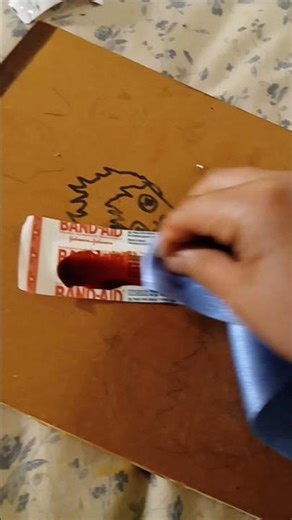 how to make bloody bandaids for Halloween costume#halloween#tutorial#gore#funny#cosplay#anime#mfdo