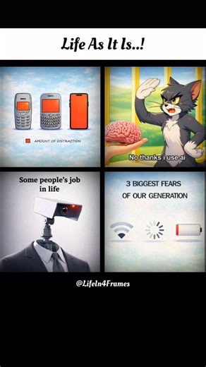 This Is Today's Digital Life⚡| Life in 4 Frames 🌏