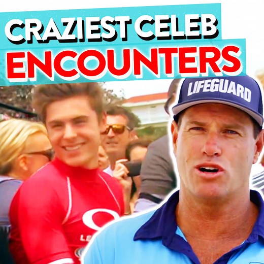 1.1M views · 50K reactions | CRAZIEST Celebrity Encounters at Bondi Beach | Bondi Rescue | Facebook