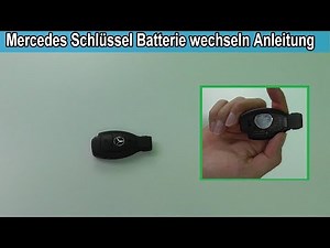 How to replace the remote control battery of the Mercedes B-Class?