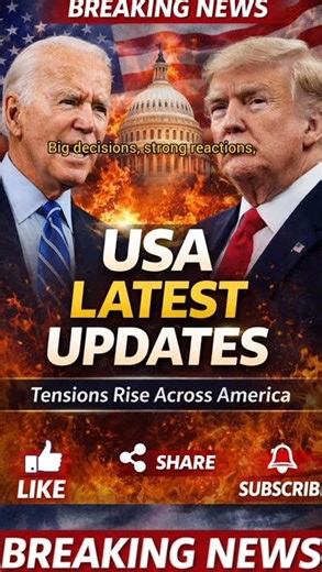 USA Latest Updates: Political Tensions Rise Nationwide | Breaking News