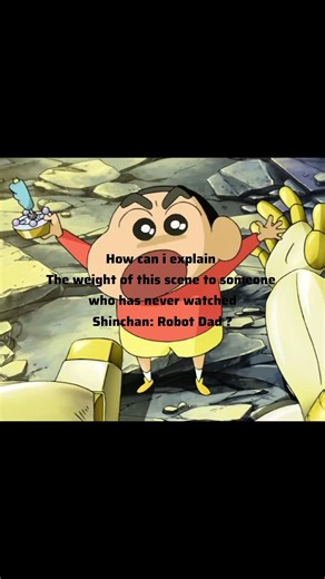 Why it hits so hard 🥺 Shinchan robot dad #shinchan #cartoon #nostalgia #emotional #fyp #viral