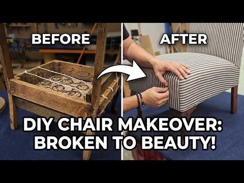 This Chair Was Completely Destroyed Until I Did This