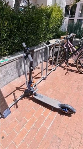 How to lock up an electric scooter!