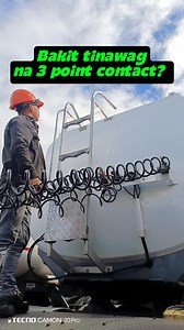 3 point contact. #safetyfirst #safetytips #SafetyFirstMindset #safetytraining #viralchallenge #roadsafetytips | Pinoy Manibela