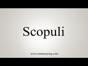 How To Say Scopuli