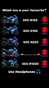 Suzuki GSXR Series Exhaust Sound(#suzuki#gsxr1000 #gsxr750 #gsxr600 #gsxr150 #gsxr125#automobile