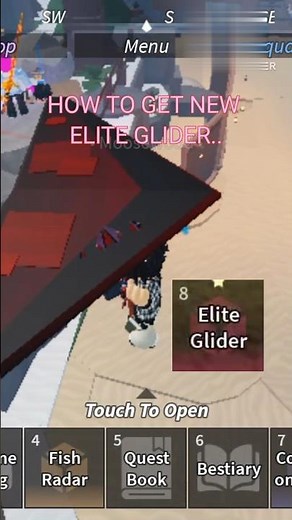 How to get new ELITE GLIDER || roblox || #fisch #roblox #shorts
