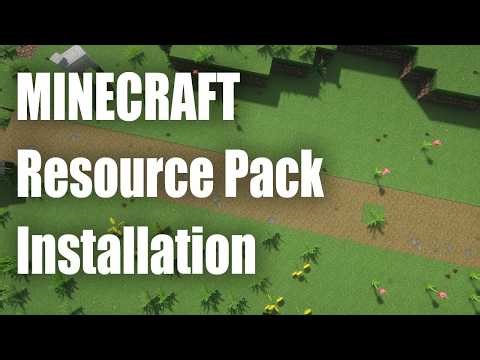How to add and play resource packs Minecraft java