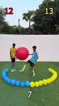 Who will win gym ball juggling challenge ?