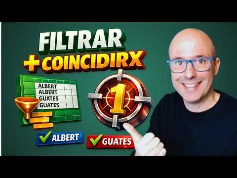🧩 Filtering with multiple criteria in Excel using MATCHX: the easiest method