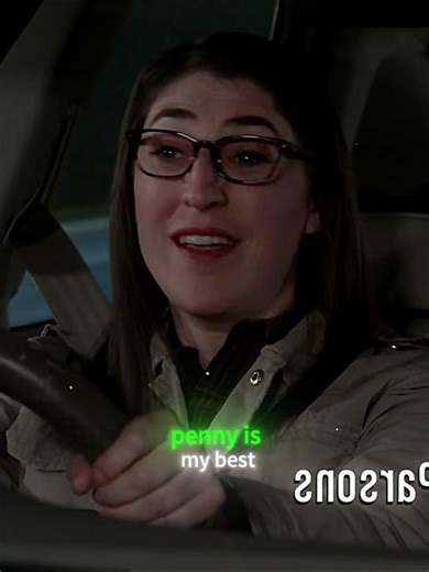 TBBT’s iconic Amy driving scene ✨ #TheBigBangTheory #Amy #Sitcom