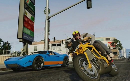 全新的GTA在线模式官方预告，将在2013年10月1日登陆Xbox 360和PS3平台