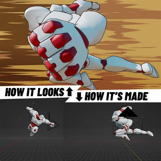 Now that's what I call animating to camera! Fantastic side-by-side comparisons from Pierrick Picaut! Source: https://f.mtr.cool/taxffynwkj #agorastudio #framebyframe #animation #animator #reference #resource | Frame by Frame Animation